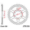 Couronne Moto Acier JT 39 Dents PAS 530 - JTR816.39