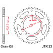 Couronne Moto Acier JT 47 Dents PAS 420 - JTR23.47