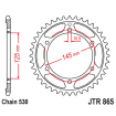 Couronne Moto Acier JT 46 Dents PAS 530 - JTR865.46