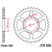 Couronne Moto Acier JT 45 Dents PAS 530 - JTR856.45