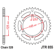 Couronne Moto Acier JT 48 Dents PAS 520 - JTR855.48