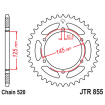 Couronne Moto Acier JT 47 Dents PAS 520 - JTR855.47