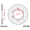 Couronne Moto Acier JT 46 Dents PAS 520 - JTR305.46