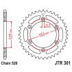 Couronne Moto Acier JT 45 Dents PAS 520 - JTR301.45