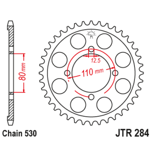 Couronne Moto Acier JT 40...