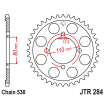 Couronne Moto Acier JT 39 Dents PAS 530 - JTR284.39