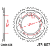 Couronne Moto Acier JT 41 Dents PAS 525 Argent - JTR1877.41