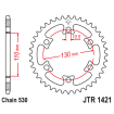 Couronne Moto Acier JT 40 Dents PAS 530 - JTR1421.40