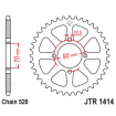 Couronne Moto Acier JT 43 Dents PAS 520 - JTR1414.43