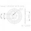 Couronne Moto Aluminium Esjot 43 Dents PAS 415 Argent - 51-12200-43