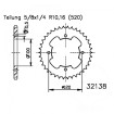 Couronne Moto Acier Esjot 32 Dents PAS 520 - 50-32138-32