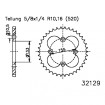 Couronne Moto Acier Esjot 38 Dents PAS 520 - 50-32129-38