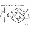 Couronne Moto Acier Esjot 40 Dents PAS 428 - 50-15092-40