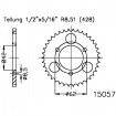 Couronne Moto Acier Esjot 32 Dents PAS 428 Noir - 50-15057-32