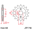 Pignon Moto Acier 13 Dents PAS 520 JT Sprockets - JTF718.13