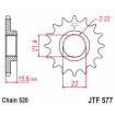 Pignon Moto Acier 15 Dents PAS 520 JT Sprockets - JTF577.15