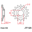 Pignon Moto Acier 17 Dents PAS 532 JT Sprockets - JTF525.17