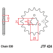 Pignon Moto Acier 17 Dents PAS 530 JT Sprockets - JTF424.17