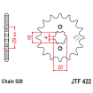 Pignon Moto Acier 15 Dents PAS 520 JT Sprockets - JTF422.15