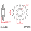 Pignon Moto Acier 16 Dents PAS 530 JT Sprockets - JTF295.16