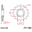 Pignon Moto Acier 15 Dents PAS 428 JT Sprockets - JTF1594.15