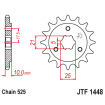 Pignon Moto Acier 15 Dents PAS 525 JT Sprockets - JTF1448.15