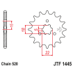 Pignon Moto Acier 14 Dents PAS 520 JT Sprockets - JTF1445.14