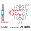 Pignon Moto Acier 14 Dents PAS 520 JT Sprockets - JTF1442.14SC