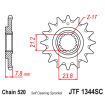 Pignon Moto Acier 13 Dents PAS 520 JT Sprockets - JTF1344.13SC