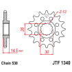 Pignon Moto Acier 18 Dents PAS 530 JT Sprockets - JTF1340.18