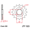 Pignon Moto Acier 12 Dents PAS 520 JT Sprockets - JTF1323.12