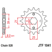 Pignon Moto Acier 15 Dents PAS 520 JT Sprockets - JTF1041.15