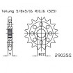 Pignon Moto Acier 16 DentsPAS 525 ESJOT - 50-29035-16S