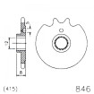 Pignon Moto Acier 11 Dents PAS 415 ESJOT - 20-0846-11