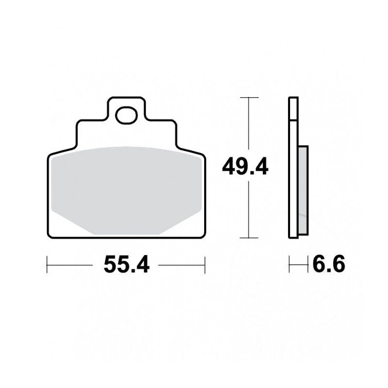 Plaquettes de frein TRW Métal Fritté Scooter - MCB886SRM