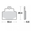 Plaquettes de frein TRW Métal Fritté Scooter - MCB886SRM