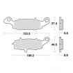 Plaquettes de frein TRW Métal Fritté Street SH - MCB870SH