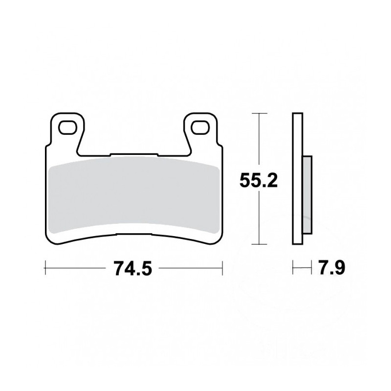 Plaquettes de frein TRW Hautes Performances Piste - MCB850TRQ