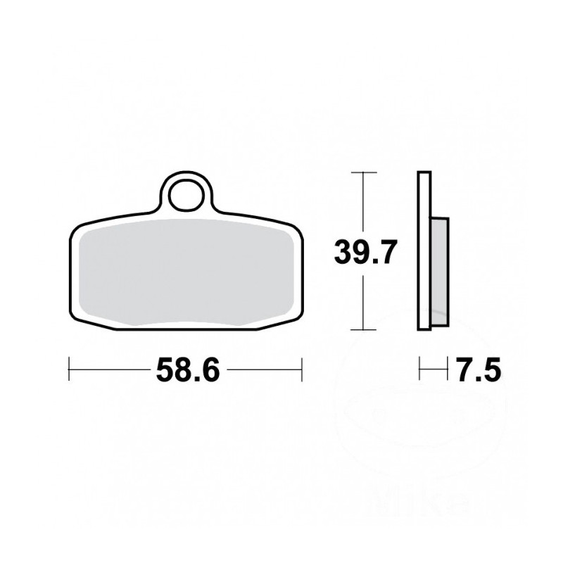 Plaquettes de frein TRW Métal Fritté Offroad - MCB842SI