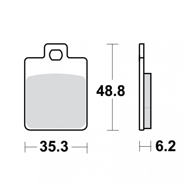 Plaquettes de frein TRW Métal Fritté Scooter - MCB827SRM