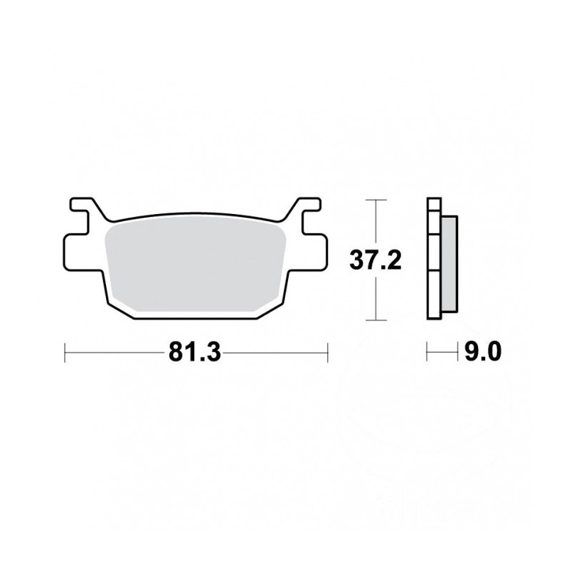 Plaquettes de frein TRW Métal Fritté Scooter - MCB806SRM