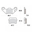 Plaquettes de frein TRW Organiques Standard - MCB807