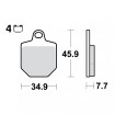 Plaquettes de frein TRW Hautes Performances Piste - MCB794TRQ