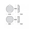 Plaquettes de frein TRW Organiques Standard - MCB79