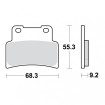 Plaquettes de frein TRW Organiques Standard - MCB785