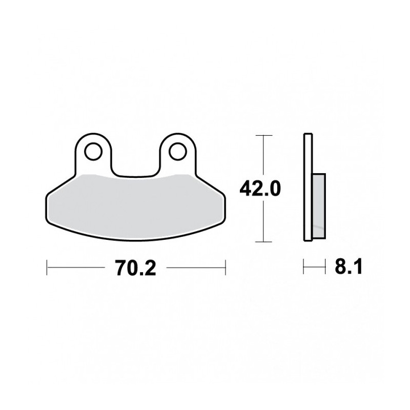 Plaquettes de frein TRW Organiques Standard - MCB779