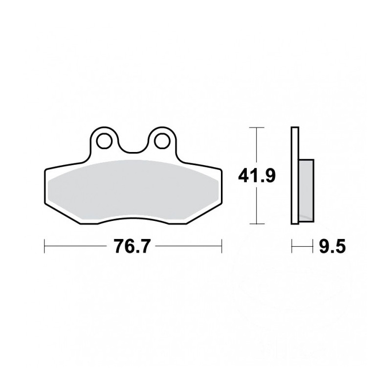 Plaquettes de frein TRW Organiques Standard - MCB774