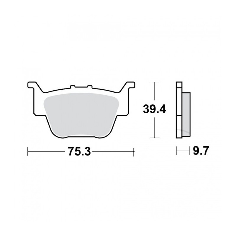 Plaquettes de frein TRW Métal Fritté Offroad - MCB769SI