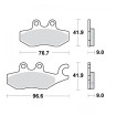 Plaquettes de frein TRW Organiques Standard - MCB771