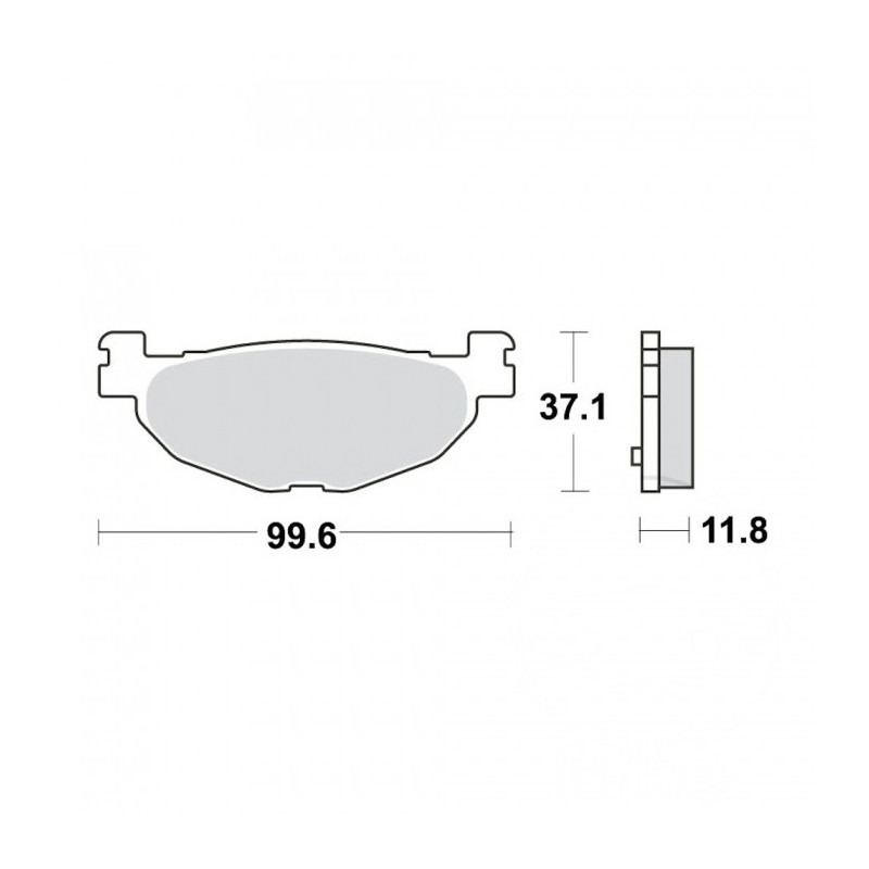 Plaquettes de frein TRW Organiques Standard - MCB768